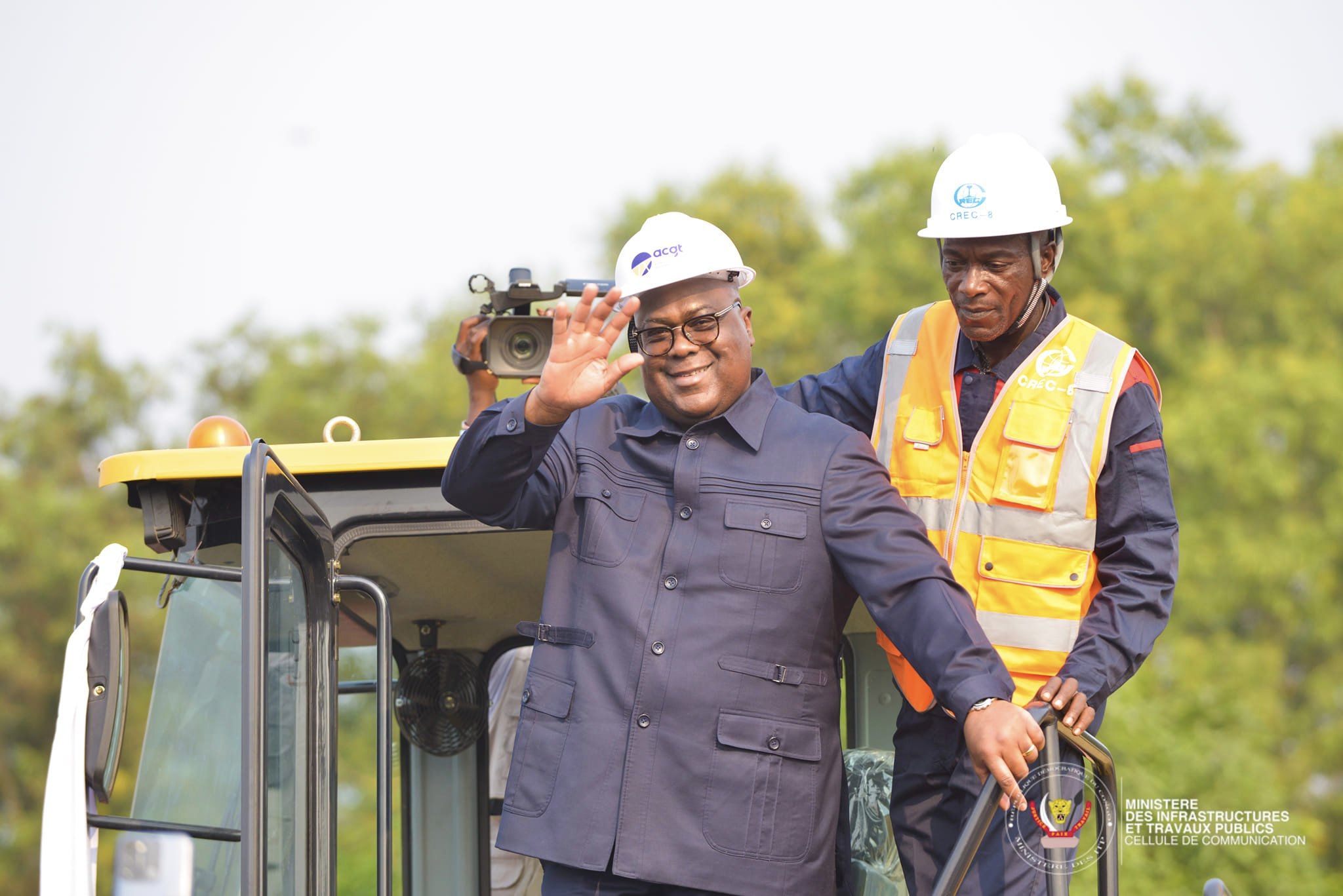 Kinshasa : le Chef de l'État, Félix Tshisekedi lance les travaux de construction des Rocades