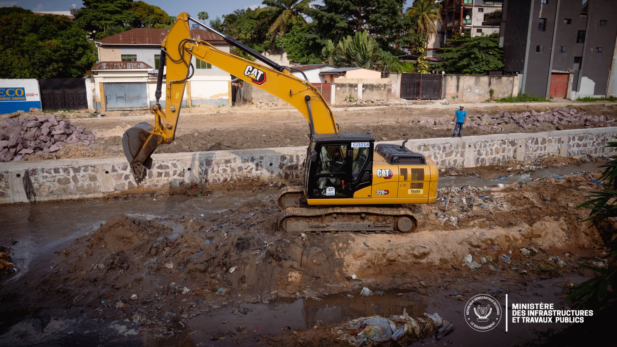 Ngaliema : réhabilitation et aménagement routier de l’avenue Nguma (tronçon Mont-Fleury – Malebo)